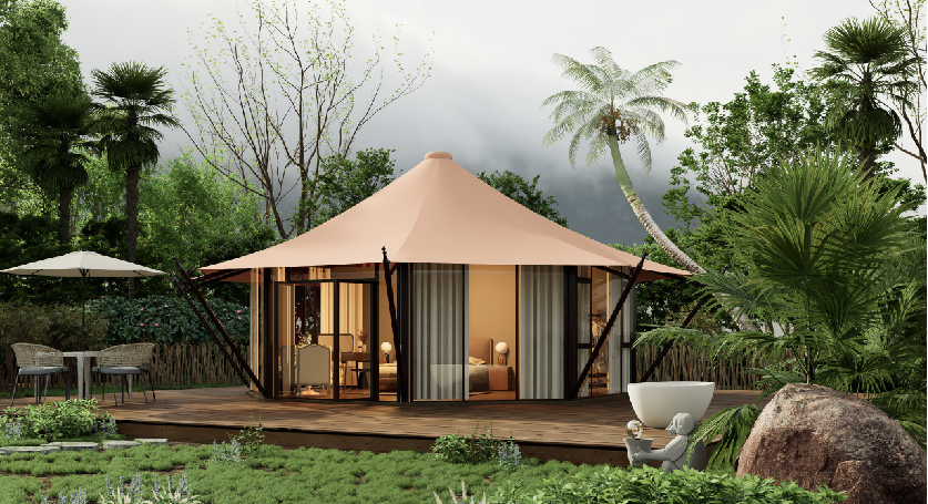 沾化县异形篷房定制：专属设计赋能，打造城市户外专属名片